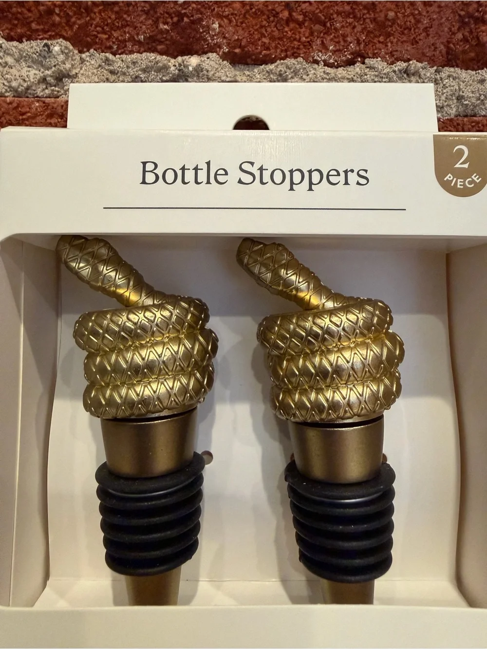 🐍🖤 New Snake Ice Cube Mold & Wine Bottle Stopper Set - Threshold Bundle 🖤🐍